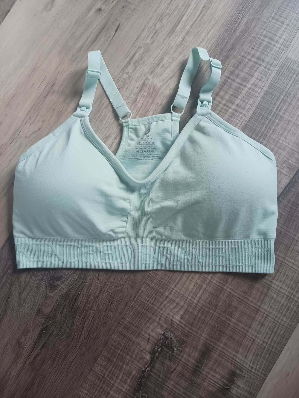NEW Kindred Bravely Mint Seamless Nursing & Pumping Sports Bra